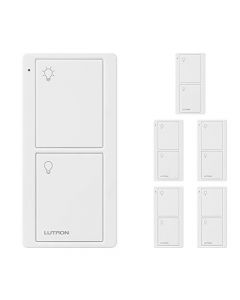 Lutron On/Off Switching Pico Remote for Caseta Smart Home Switch | PJ2-2B-GWH-L01 | White