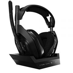 ASTRO Gaming A50 Wireless + Base Station for PlayStation 4 & PC - Black/Silver (2019 Version)