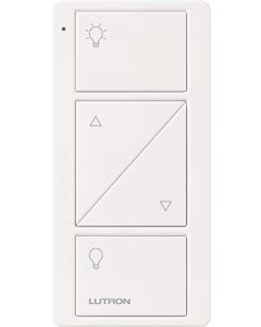 Lutron Pico Remote with Raise/Lower for Caseta Wireless Smart Dimmer Switches | PJ2-2BRL-GWH-L01 | White