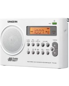 Sangean PR-D9W AM/FM/Weather and Alert Digital Rechargeable Portable Radio