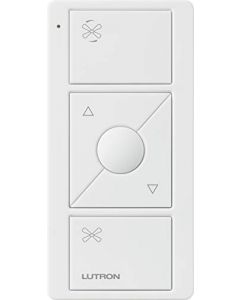 Lutron Pico Remote for Caseta Wireless Smart Fan Speed Control | PJ2-3BRL-WH-F01R | White
