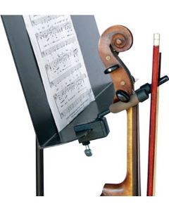 String Swing CC08 Violin Hanger with Bow Peg Attachment for Music Stand