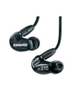 Shure SE215-K Live Sound Monitor, Black