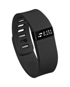 Fitbit Charge Wireless Activity Wristband, Black, Large