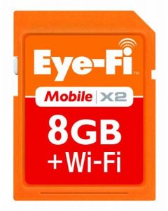 Eye-Fi 8GB Mobile X2 SDHC Class 6 Wireless Memory Card EYE-FI-8MD