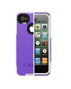 OtterBox Purple/White Commuter Series Case for Apple iPhone 4