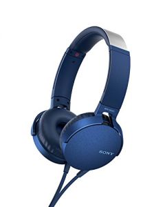Sony XB550AP Extra Bass On-Ear Headphone, Blue (2017 model)