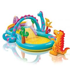 Intex Dinoland Inflatable Play Center, 131in X 90in X 44in, for Ages 3+