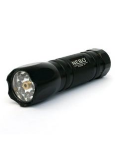 NEBO CSI 8 LED Black Tactical Laser Self Defense Flashlight Model #5077 Includes 3 Batteries!