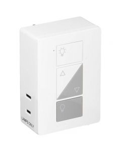 Lutron Caseta Smart Home Plug-in Lamp Dimmer Switch, Works with Alexa, Apple HomeKit, and The Google Assistant | PD-3PCL-WH | White