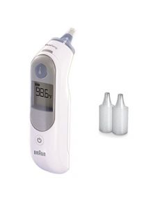 Braun Thermoscan Ear Thermometer with ExacTemp Technology With Braun Lens Filter Refills (KAZ LF40US01)
