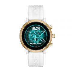 Michael Kors Access  MKGO Touchscreen Aluminum and Silicone Smartwatch, White-MKT5071