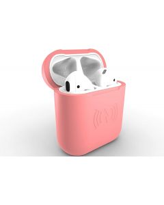 SliQ by East Brooklyn Labs EarPod Wireless Qi Charging and Protective Case for Ear Pod Earphones, Durable Soft Touch Silicone, Great Gift Idea (Pink)