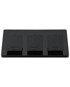 Lutron Caseta Wireless Triple Pedestal for Pico Remotes | L-PED3-BL | Black